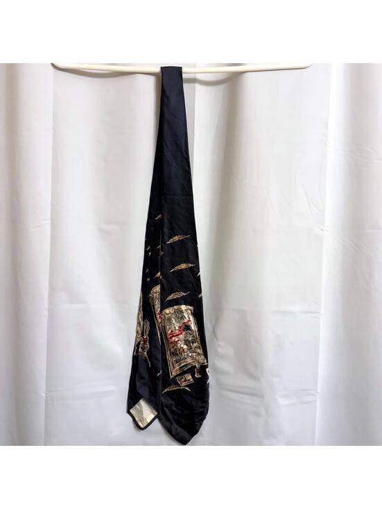 Le Clair Sterr General Motors Building Detroit Men's Tie 4" x 48" Vintage